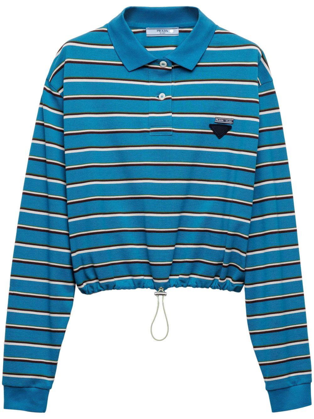Logo stripes polo 39608 16WDF031I PRADA