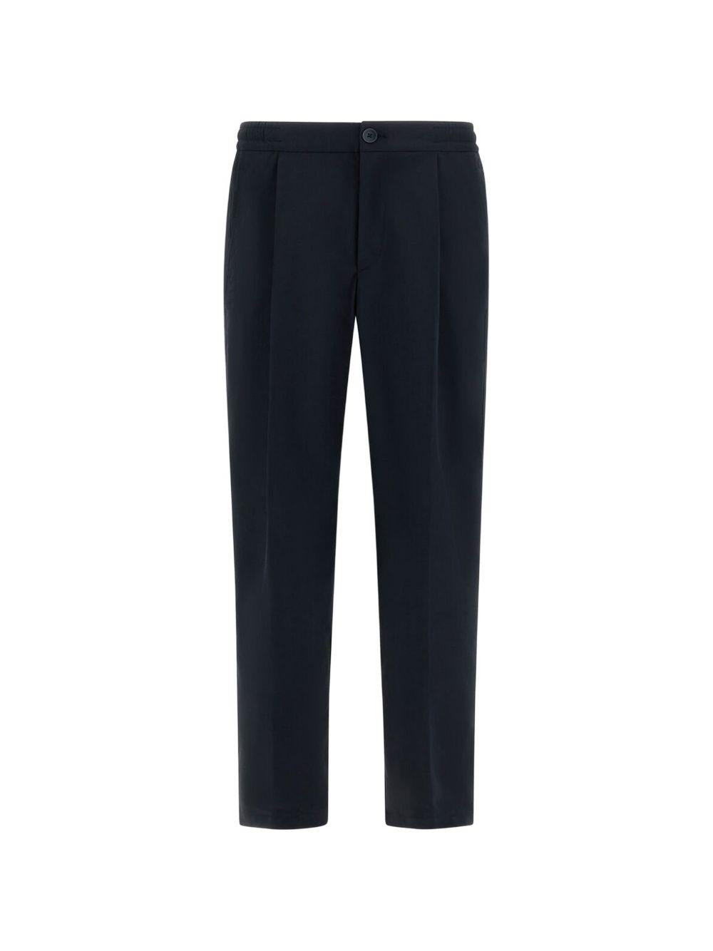 COTTON FEEL TROUSERS PT000128U 125319200 HERNO