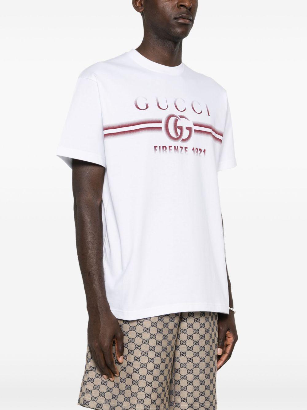Double G cotton T-shirt<BR/><BR/> 785345 XJGKJ9541 GUCCI