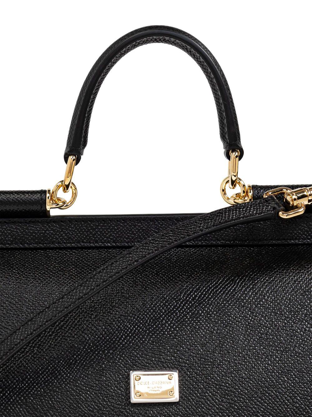Sicily small handbag in dauphine calfskin BB6003 B100180999 DOLCE & GABBANA