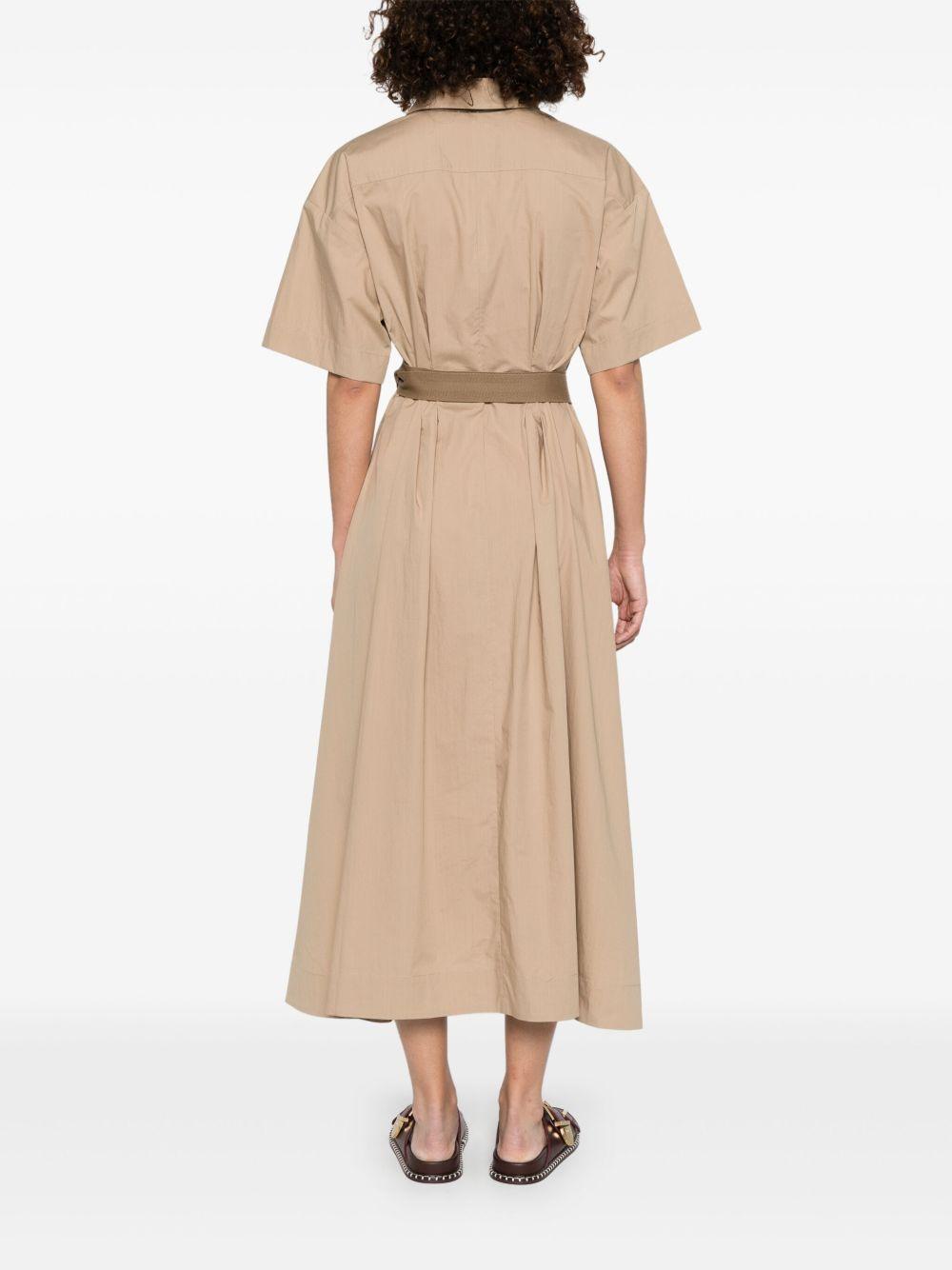 Poplin midi dress<BR/><BR/><BR/> M0H93A5306 C2871 BRUNELLO CUCINELLI