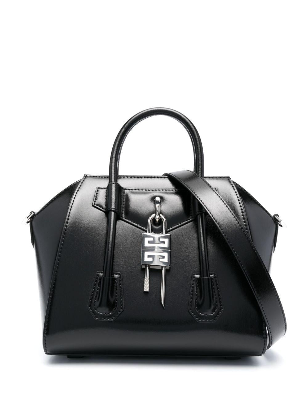 Antigona Lock leather bag<BR/><BR/><BR/> BB50U0B1R0 001 GIVENCHY