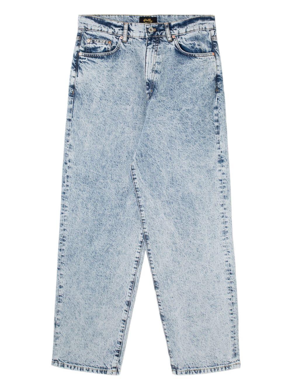 Light blue wide five pockets jeans SS2301990S 90S FADE STAN RAY