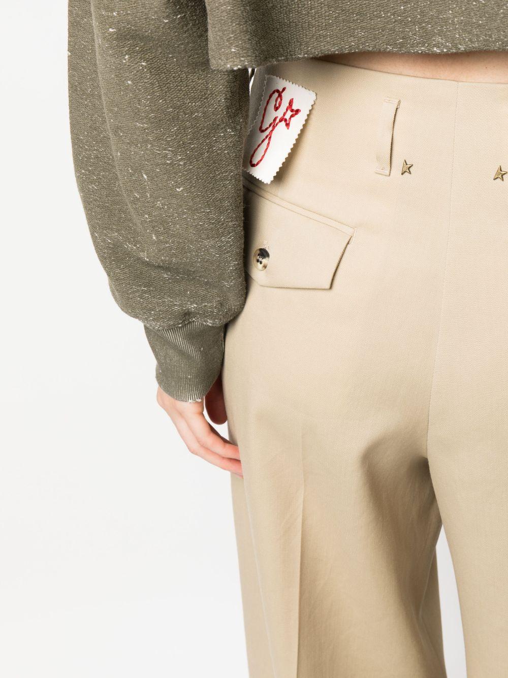 Wool gabardine pants GWP01203 P00117015272 GOLDEN GOOSE