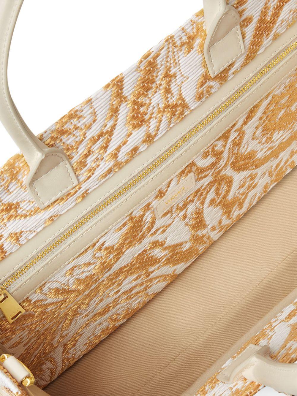 Large Barocco Athena tote bag<BR/><BR/> 1011562 1A113112W11V VERSACE