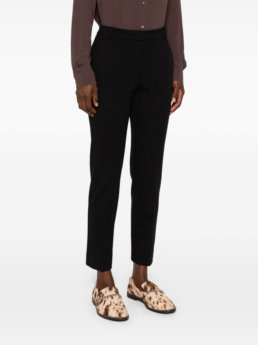 Technical fabric cigarette trousers 100155 A24DZ99 PINKO