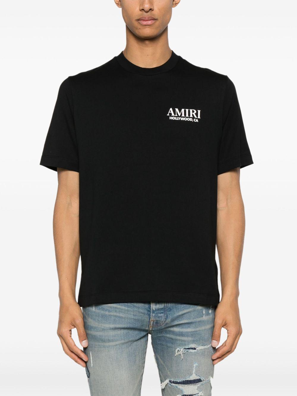 Bones Stacked cotton T-shirt<BR/><BR/><BR/> AMJYTE1075 BLACK AMIRI