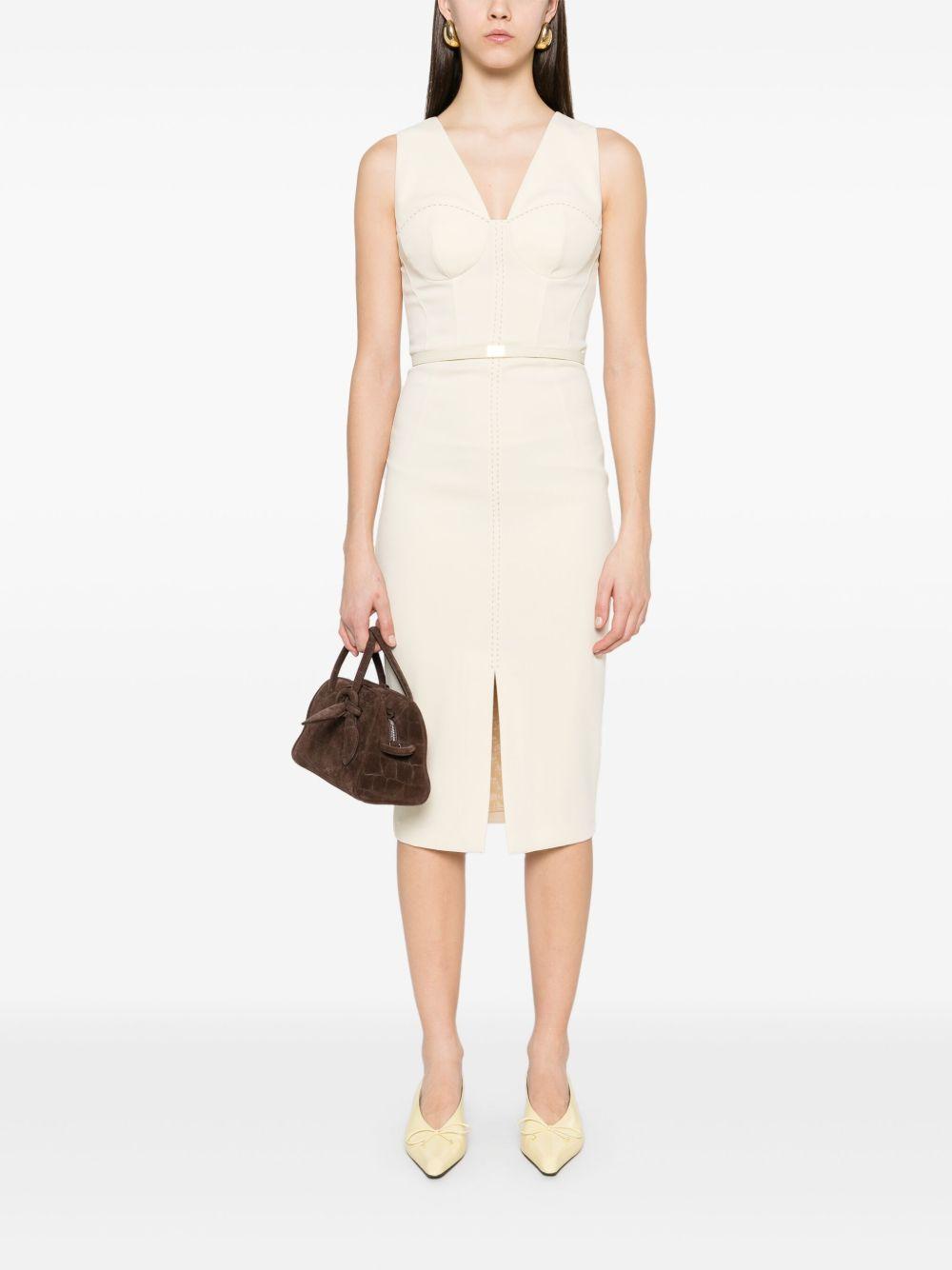 Crepe midi dress AB70651E2 DC7 ELISABETTA FRANCHI