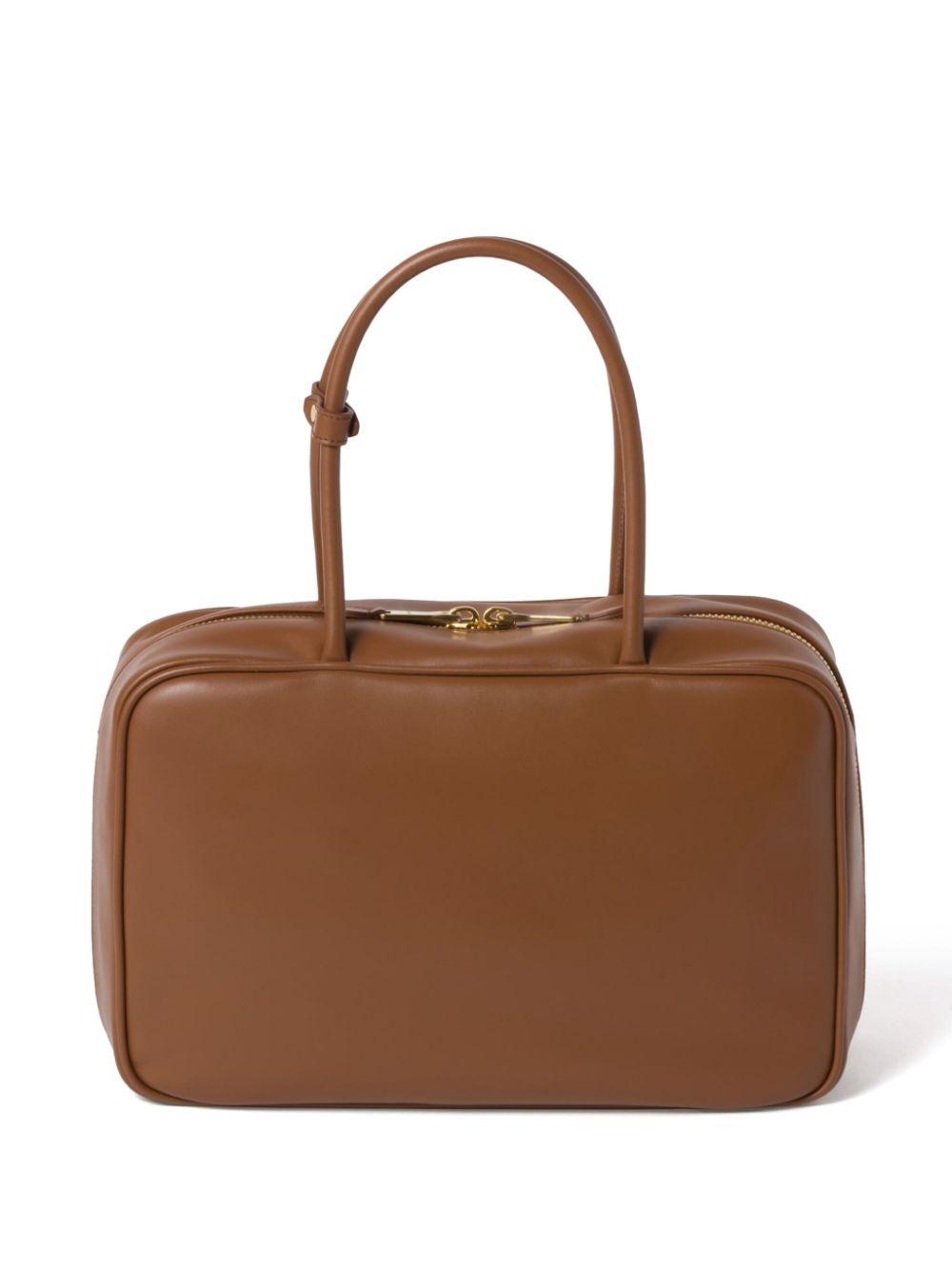 Leather Beau bag<BR/><BR/><BR/> 5BB117 2CRWF0046 MIU MIU