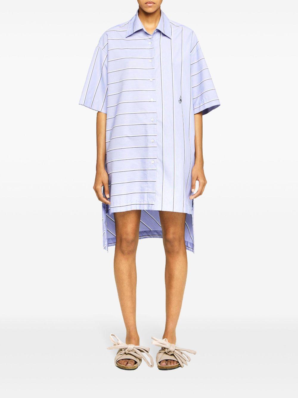High-low hem shirt dress<BR/><BR/><BR/> DR0475 PG1142803 JW ANDERSON