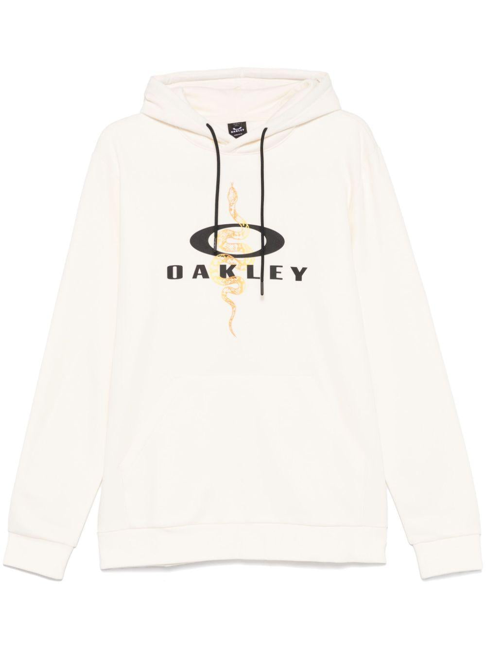 Logo-print hoodie<BR/><BR/> FOA407527 10R OAKLEY
