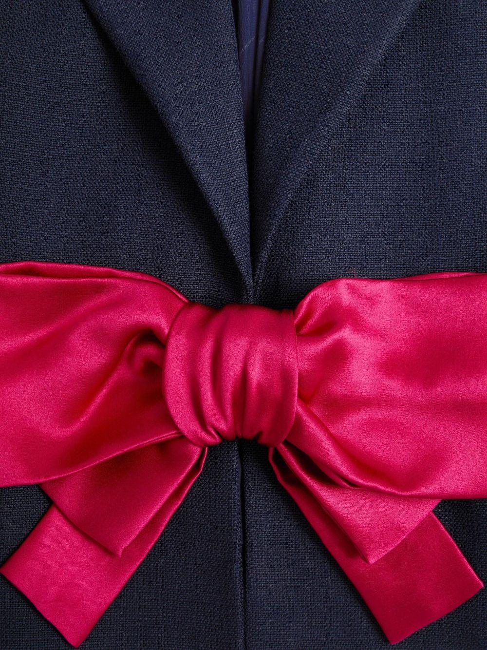 VISCOSE JACKET WITH BOW<BR/><BR/><BR/> 6B0CEI3298T 9QL VALENTINO GARAVANI