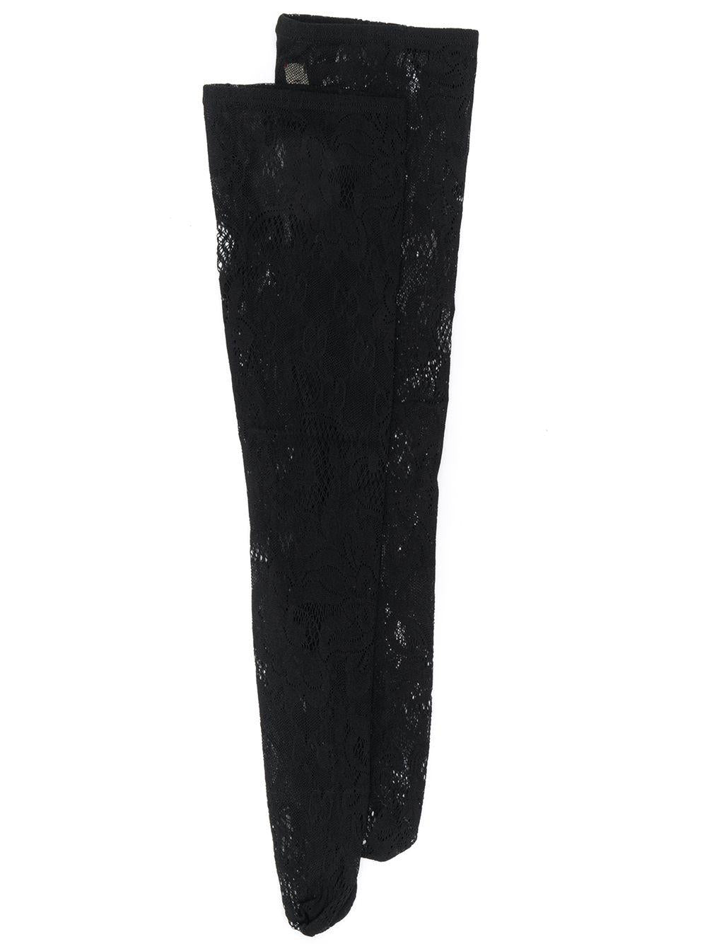 Calze in pizzo colore nero 572267 3G4071000 GUCCI