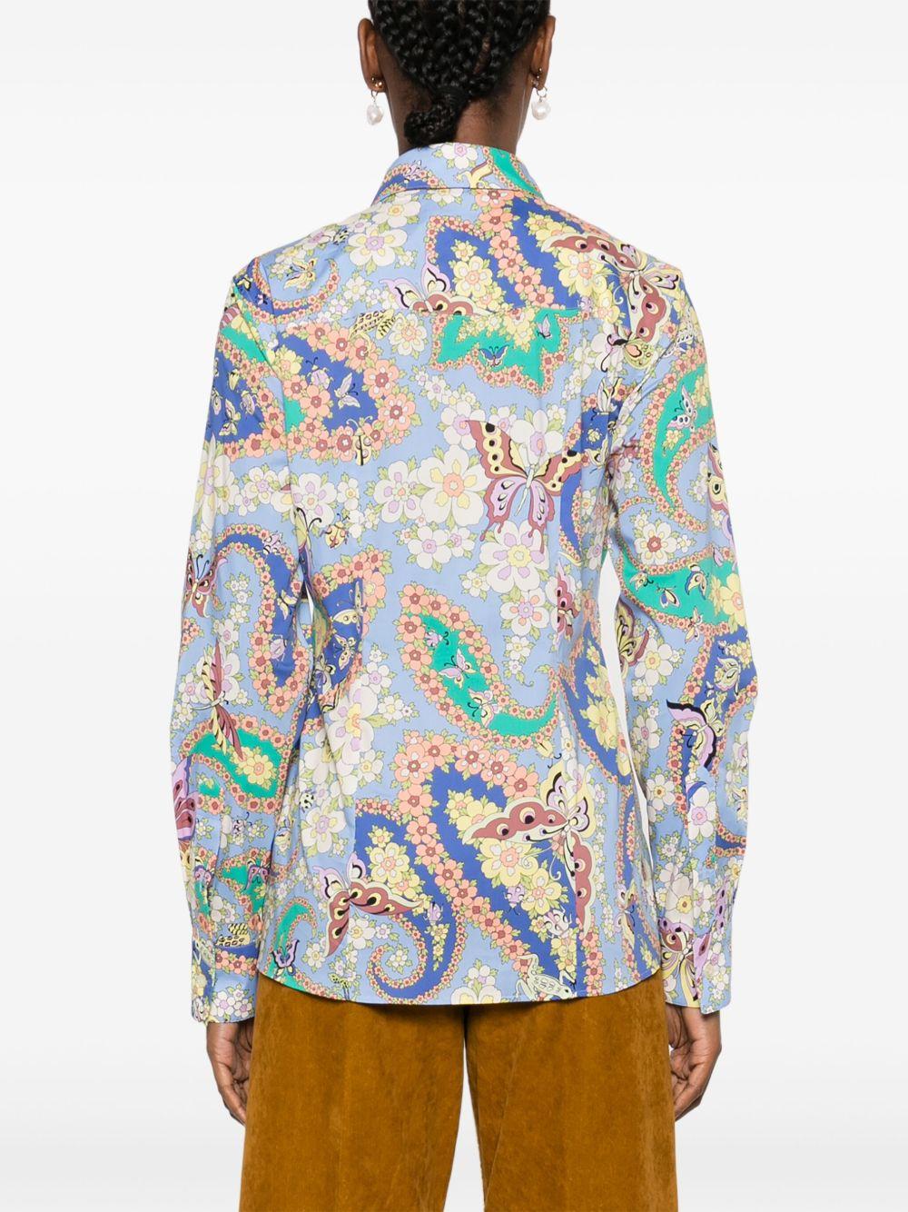Floral-print shirt<BR/><BR/><BR/> WRIA0020 99SAEC7X0886 ETRO