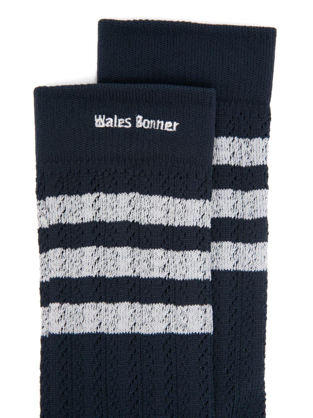 3 Stripes socks KB2324 CWHITE/NBROWNE ADIDAS x Wales Bonner