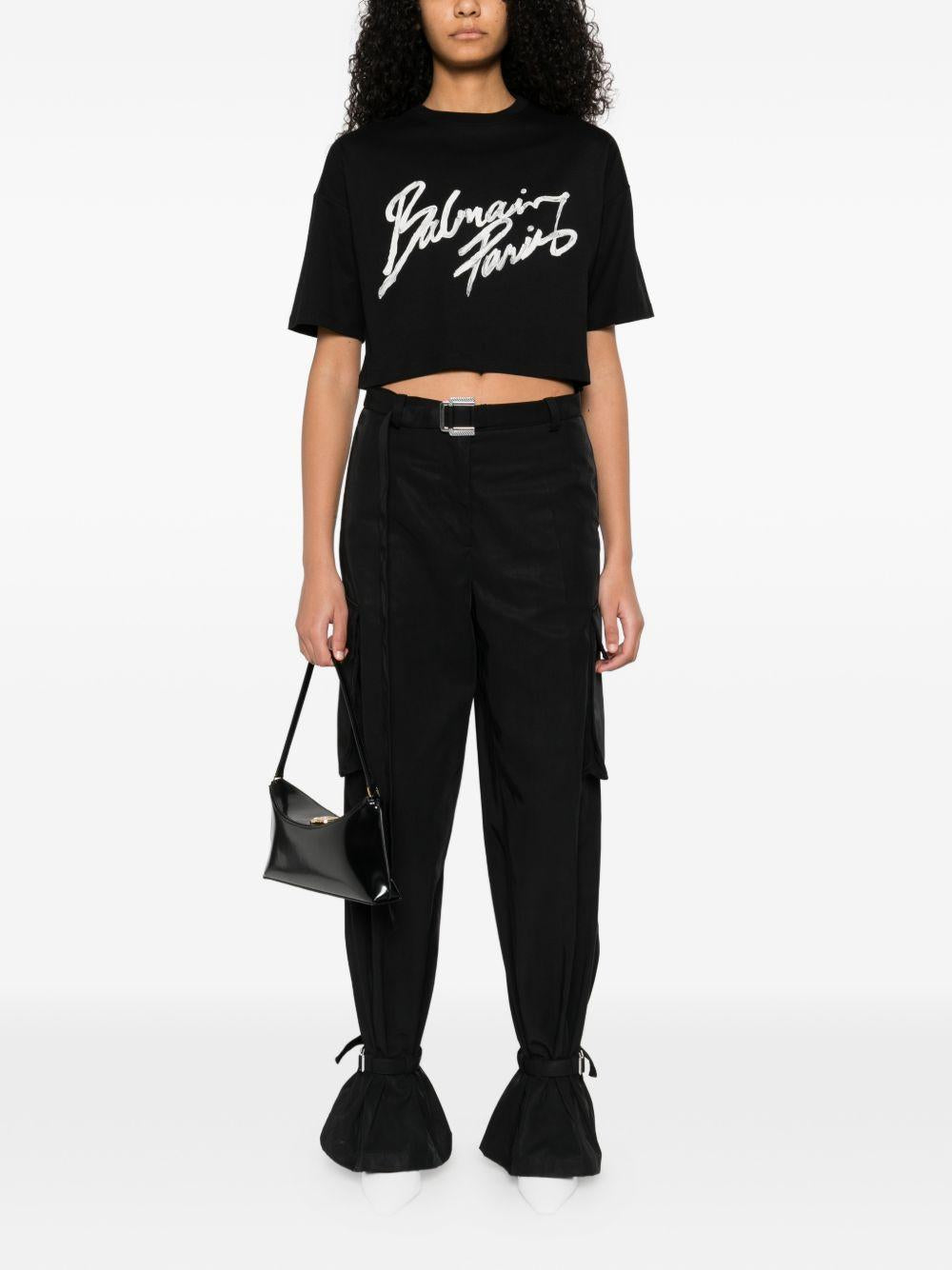 graphic-print t-shirt GF1EE145BD41 EAB BALMAIN