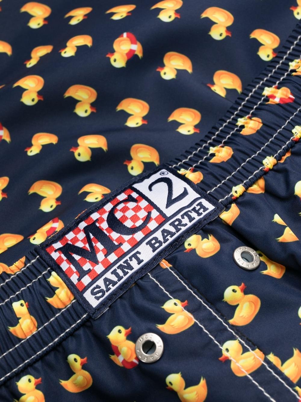 Lightweight swim shorts duck print LIGHTING 00884D61 MC2 SAINT BARTH