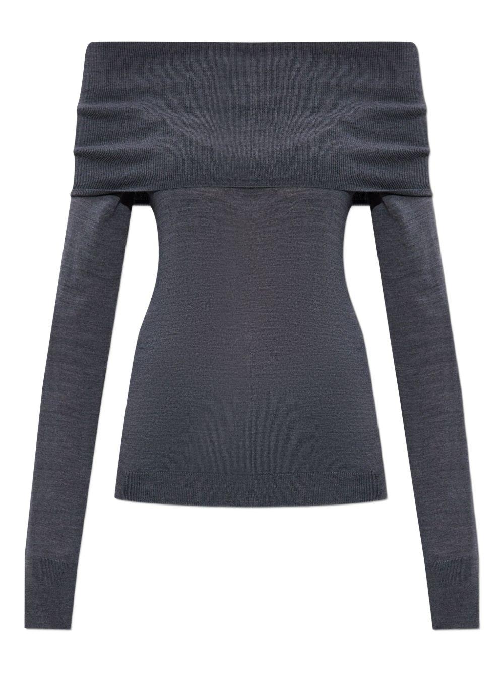 Off-shoulder sweater<BR/><BR/> 6K10403 S25981267 STELLA McCARTNEY