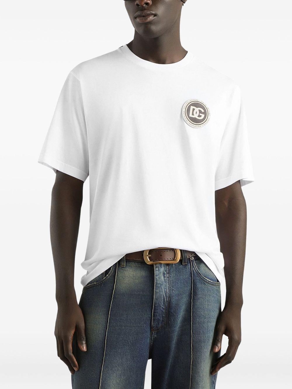 Jersey T-shirt with patch G8PN9Z G7PZFW0800 DOLCE & GABBANA