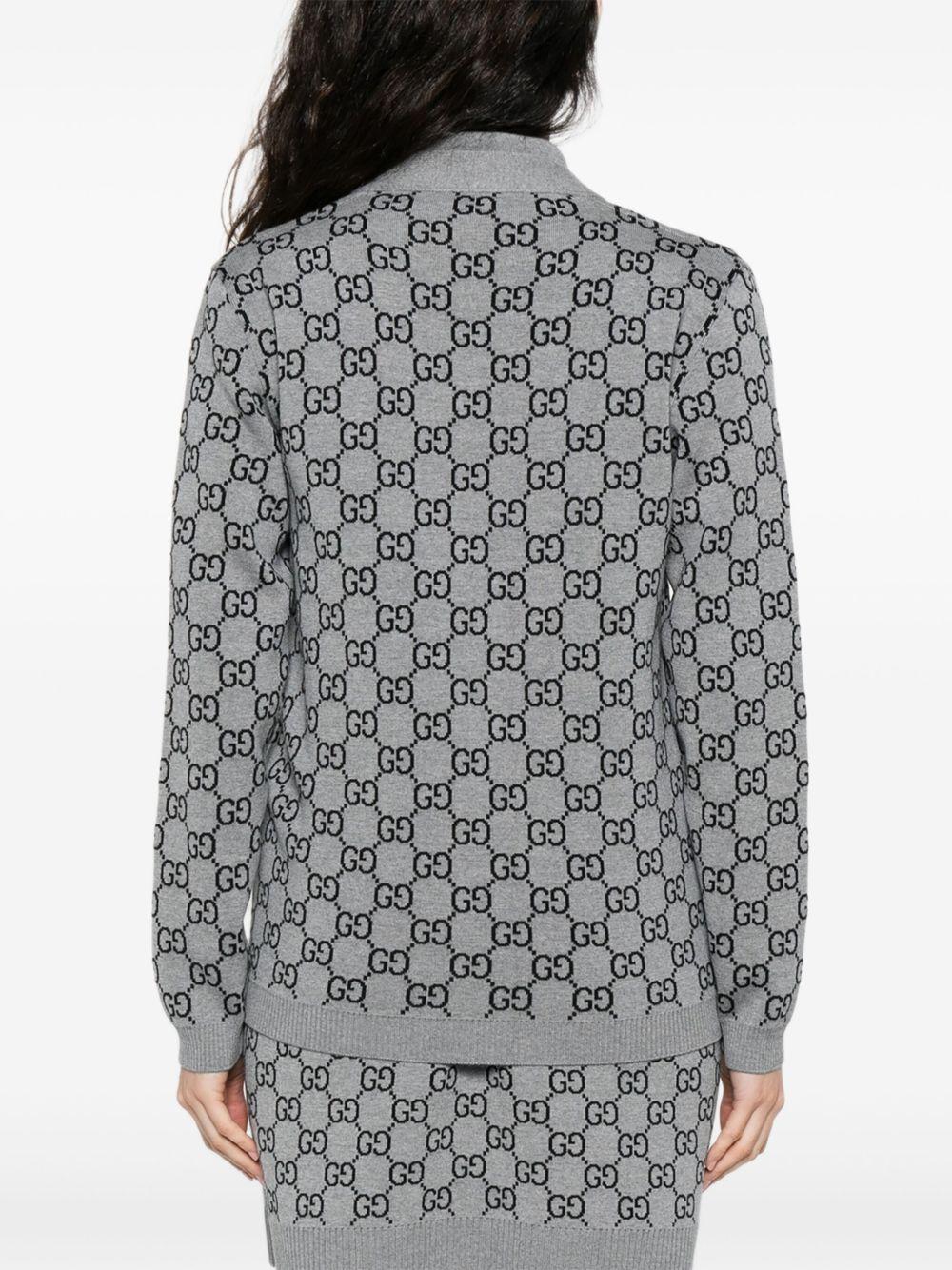 Reversible GG wool jacquard cardigan 798157 XKEJP1045 GUCCI