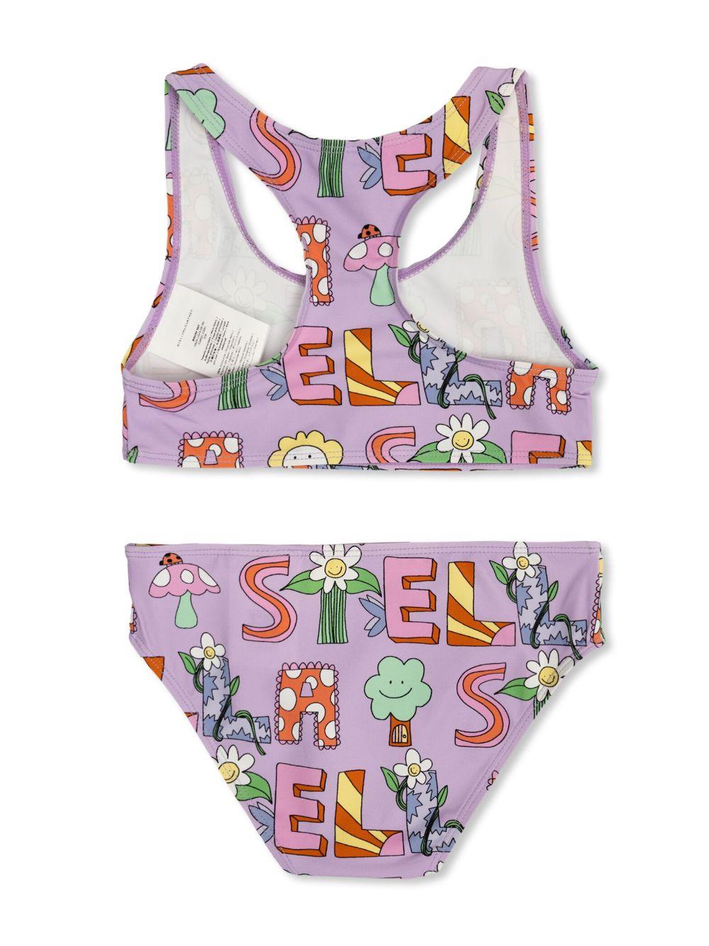 Logo-print bikini<BR/><BR/><BR/> TWCA45 Z2681567MC STELLA McCARTNEY KIDS