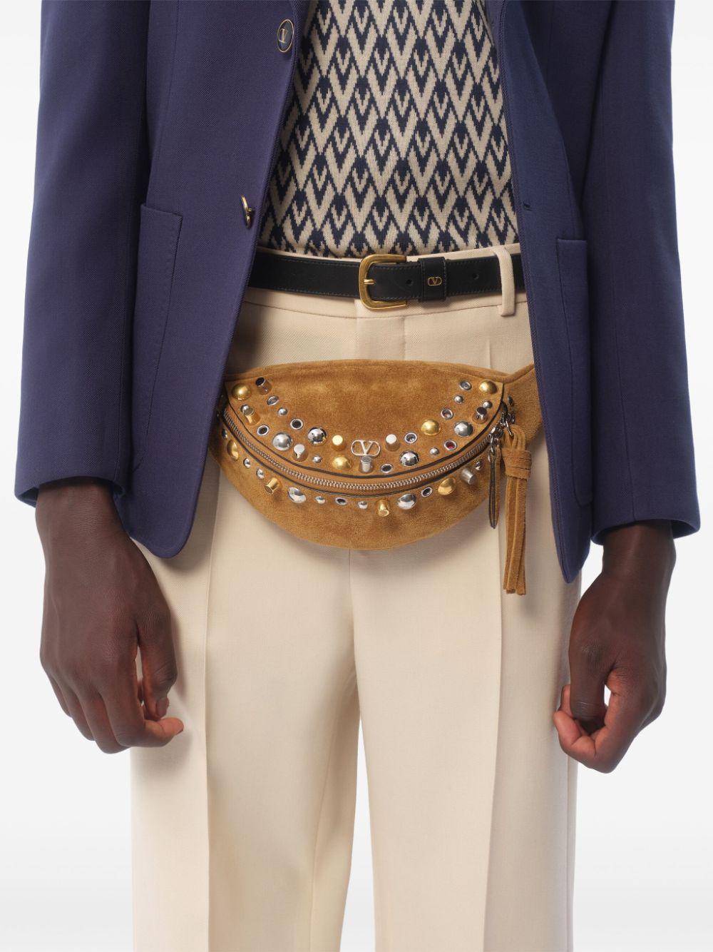 Single-breasted gabardine jacket<BR/><BR/><BR/> 6V3CEG959EB D51 VALENTINO GARAVANI