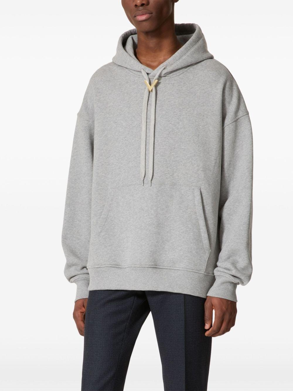 VLogo hoodie<BR/><BR/> 5V3MF25RADJ 080 VALENTINO GARAVANI