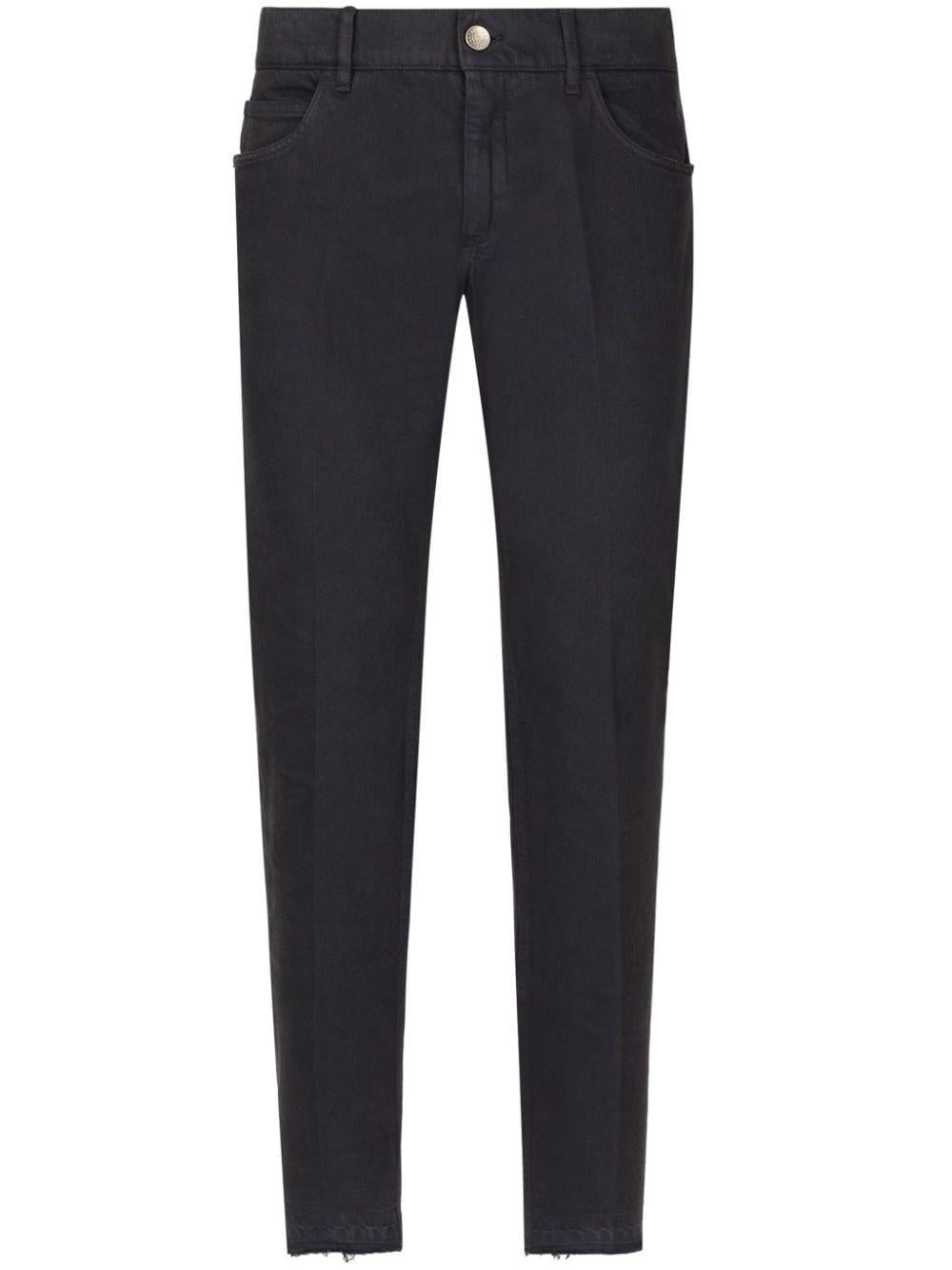 Pressed-crease slim-cut jeans<BR/><BR/><BR/> GYJCCD G8LL1S9002 DOLCE & GABBANA