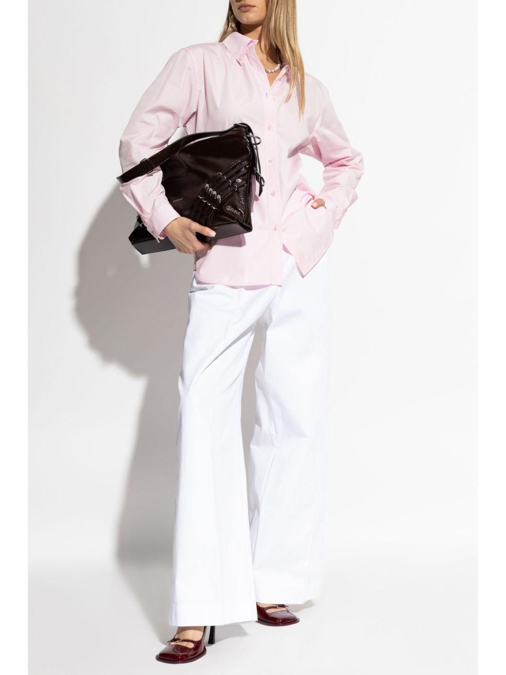 White pleated pants BW515714X0 100 GIVENCHY