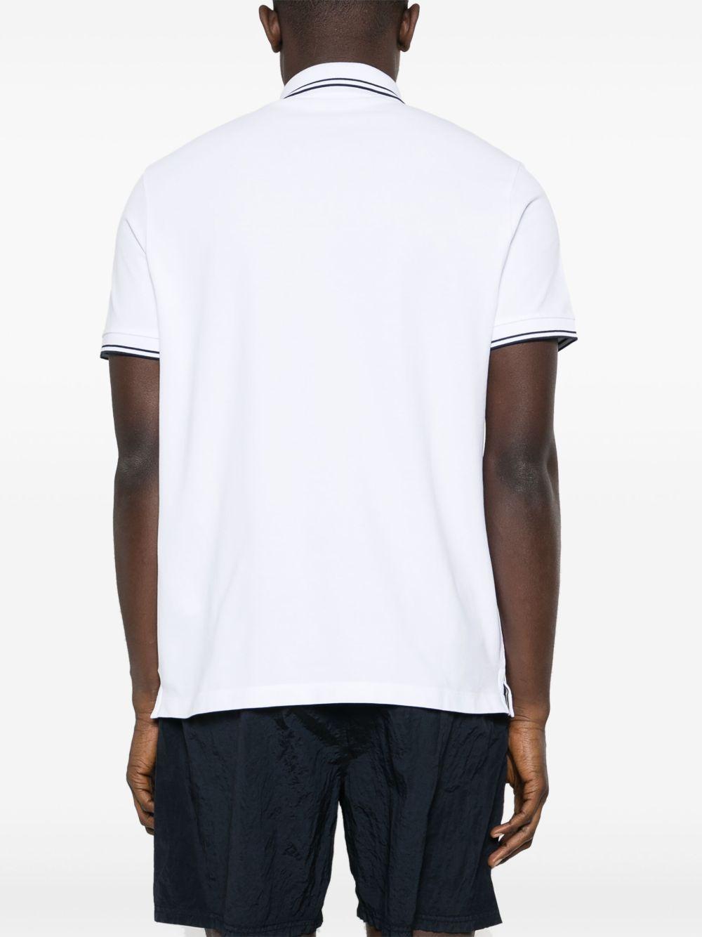Piqué cotton polo shirt<BR/><BR/><BR/> 22002SC S0018V1001 STONE ISLAND