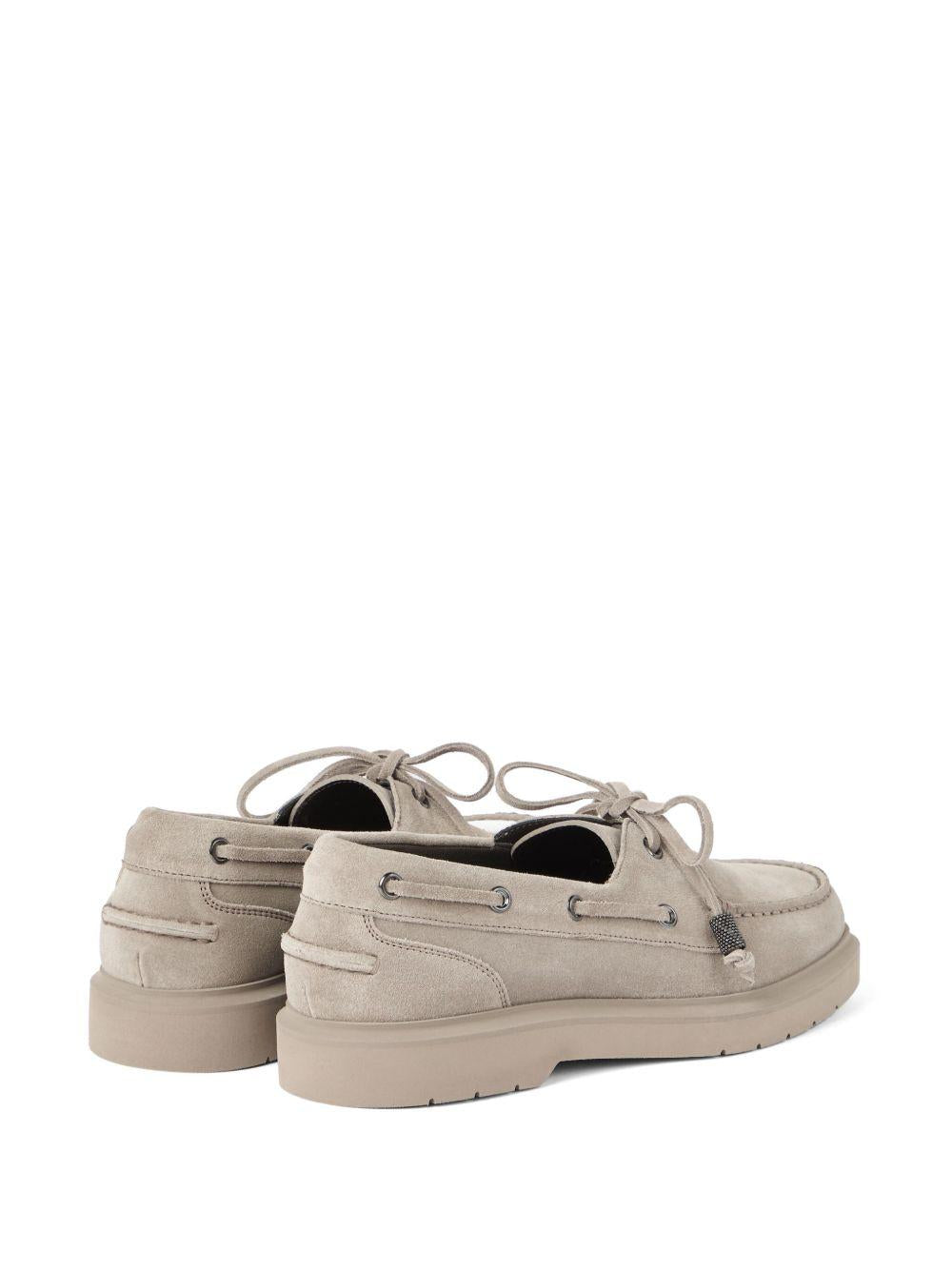 Monili-chain Boat shoes<BR/><BR/><BR/> MZSFG2955 C5859 BRUNELLO CUCINELLI