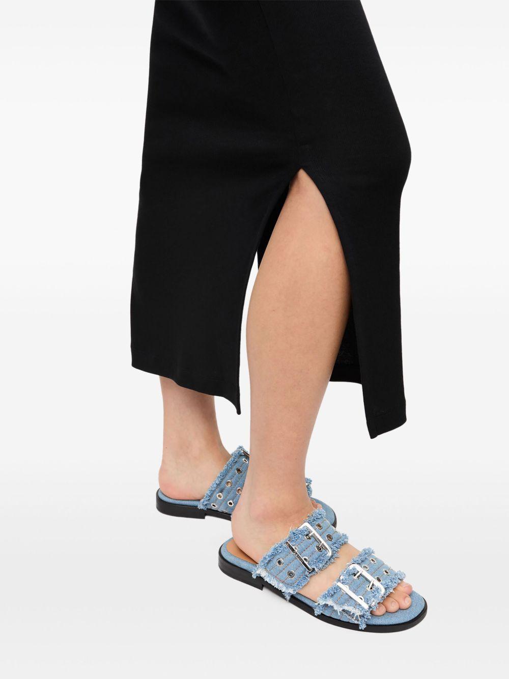 Feminine denim sandals S2969 928 GANNI