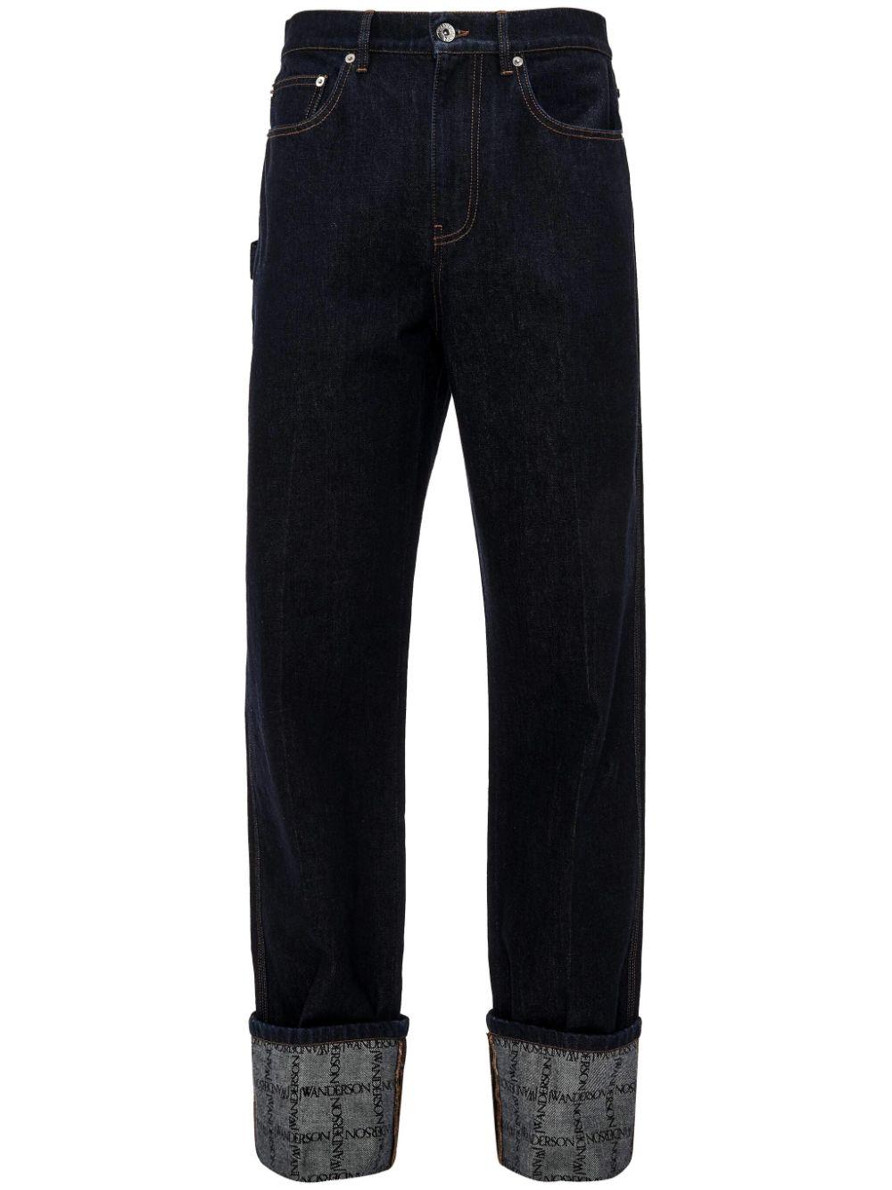 Straight leg mid-rise jeans<BR/><BR/><BR/> DT0096 PG1630870 JW ANDERSON