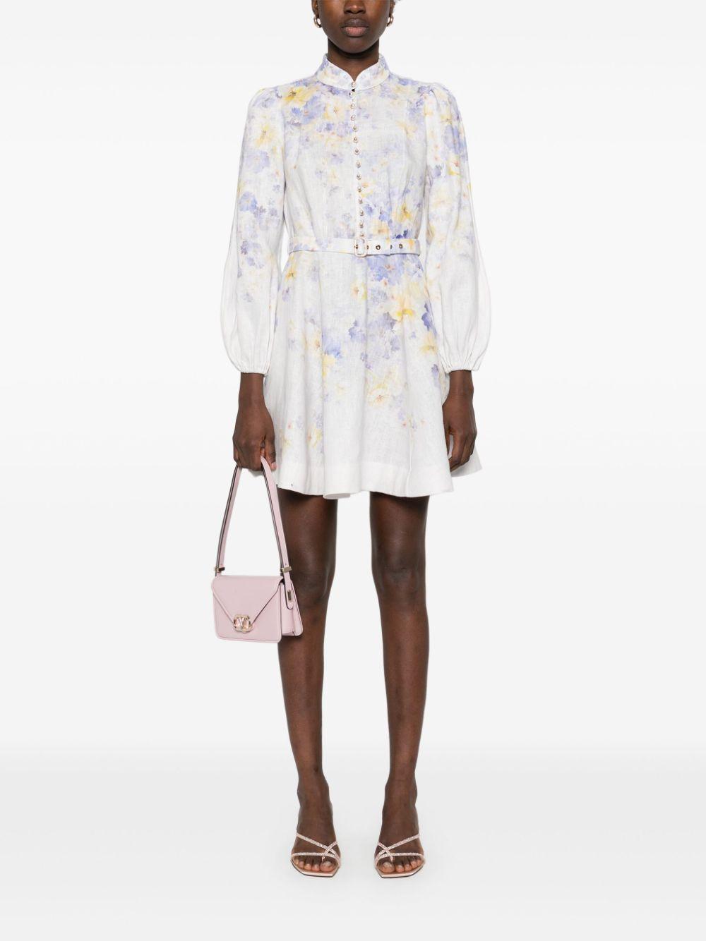 Crush mini dress<BR/><BR/><BR/> 9142DR251 LIF ZIMMERMANN