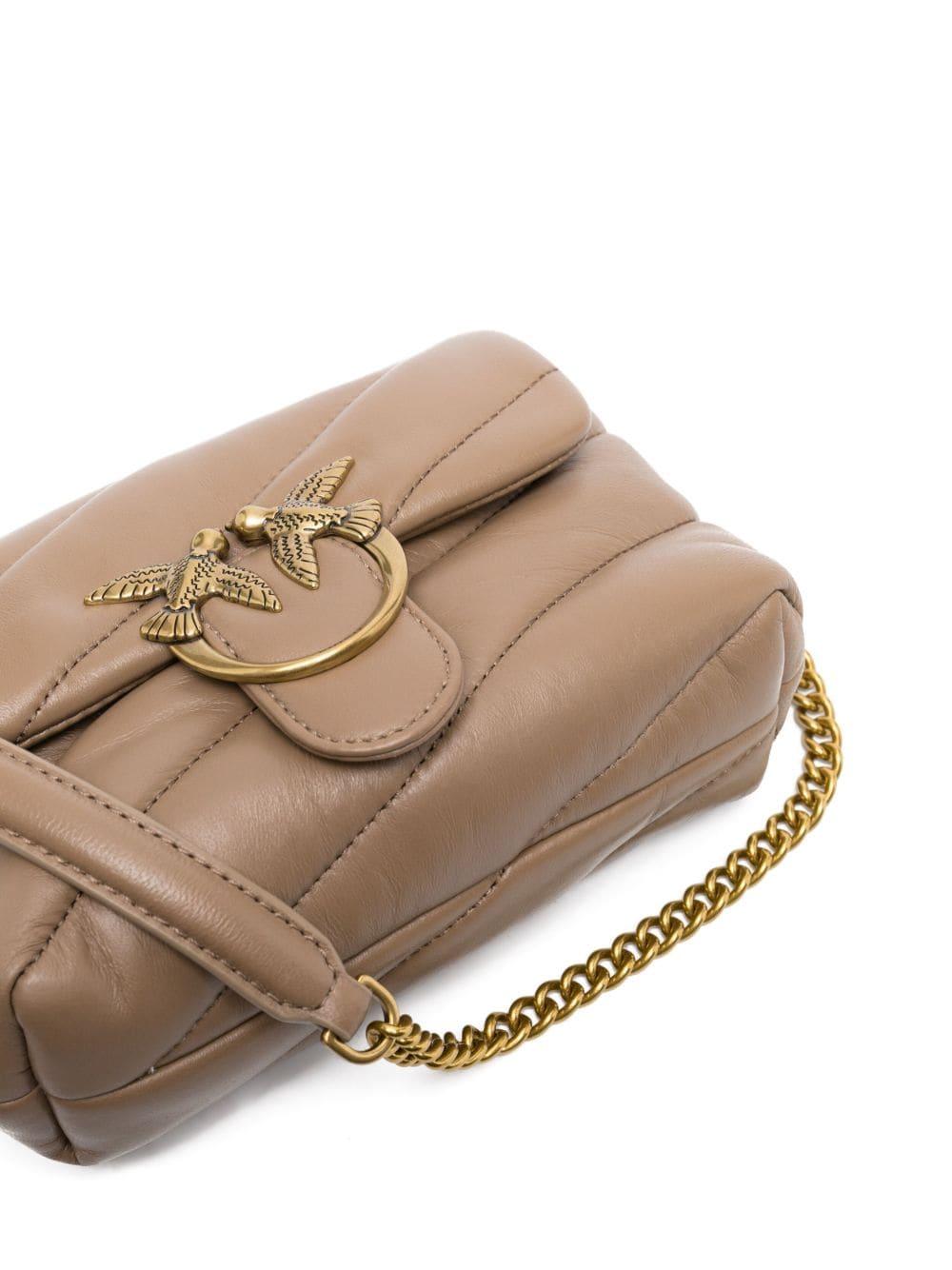 Love Baby padded leather bag 100040 A0F2D01Q PINKO