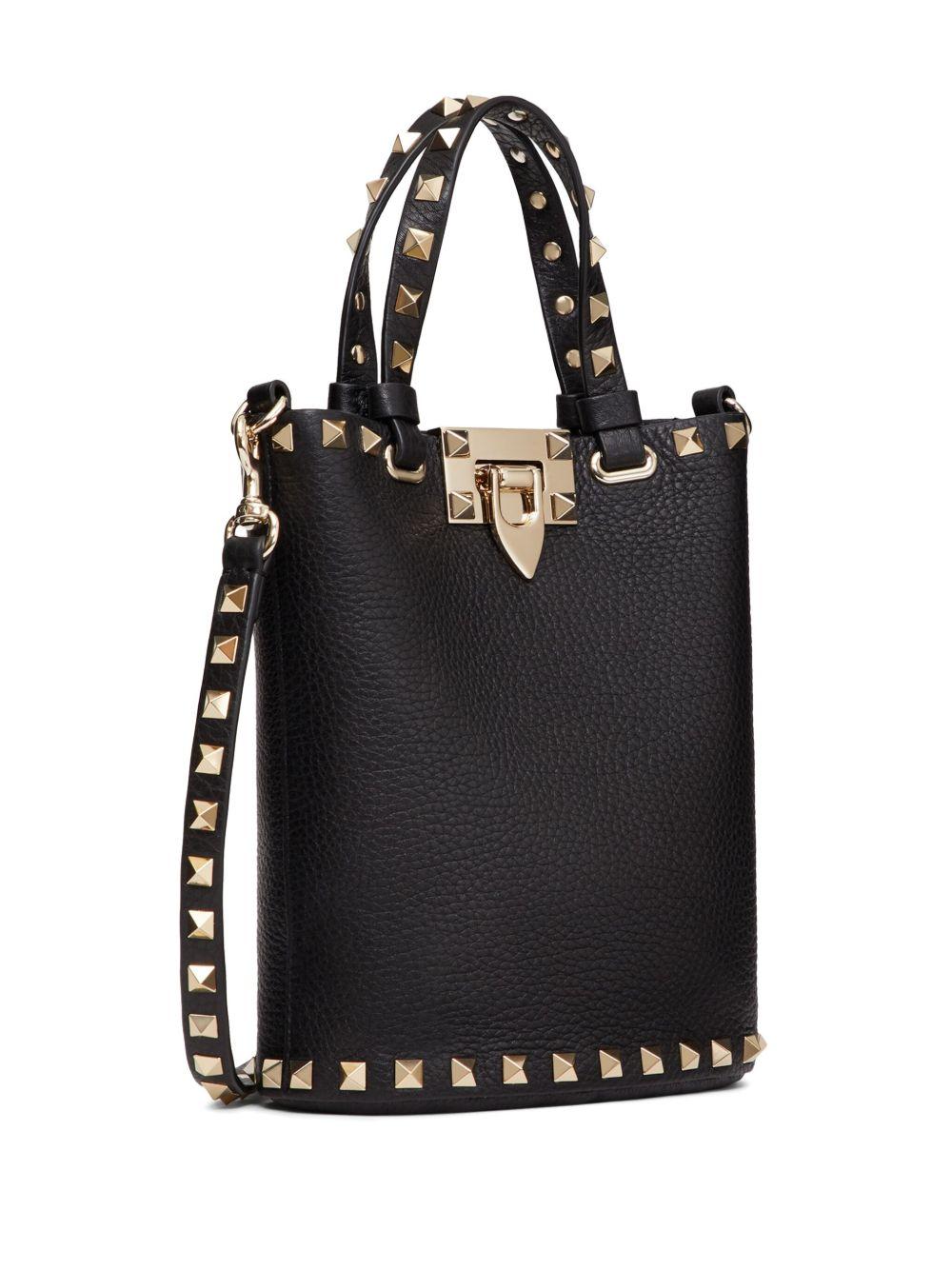 Rockstud leather crossbody bag<BR/><BR/><BR/> ZW2P0W31VSH 0NO VALENTINO GARAVANI