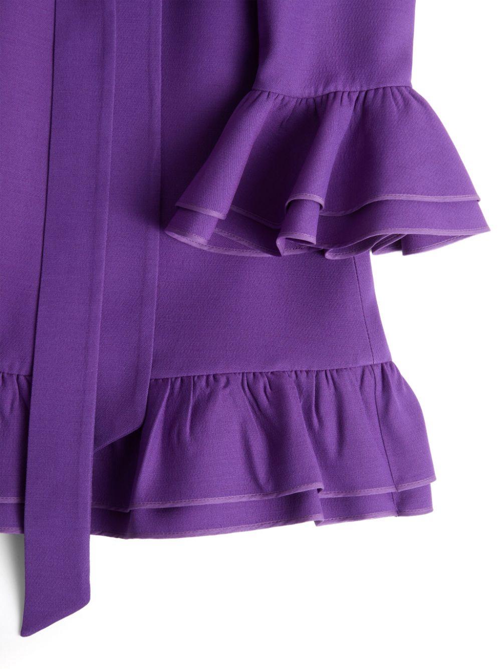 Crepe couture mini dress<BR/><BR/><BR/> 6B3VAES61CF R1B VALENTINO GARAVANI