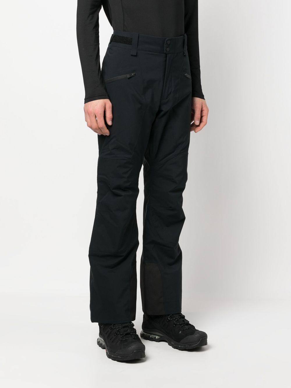 Embroidered-logo straight trousers G78542020 BLACK PEAK PERFORMANCE
