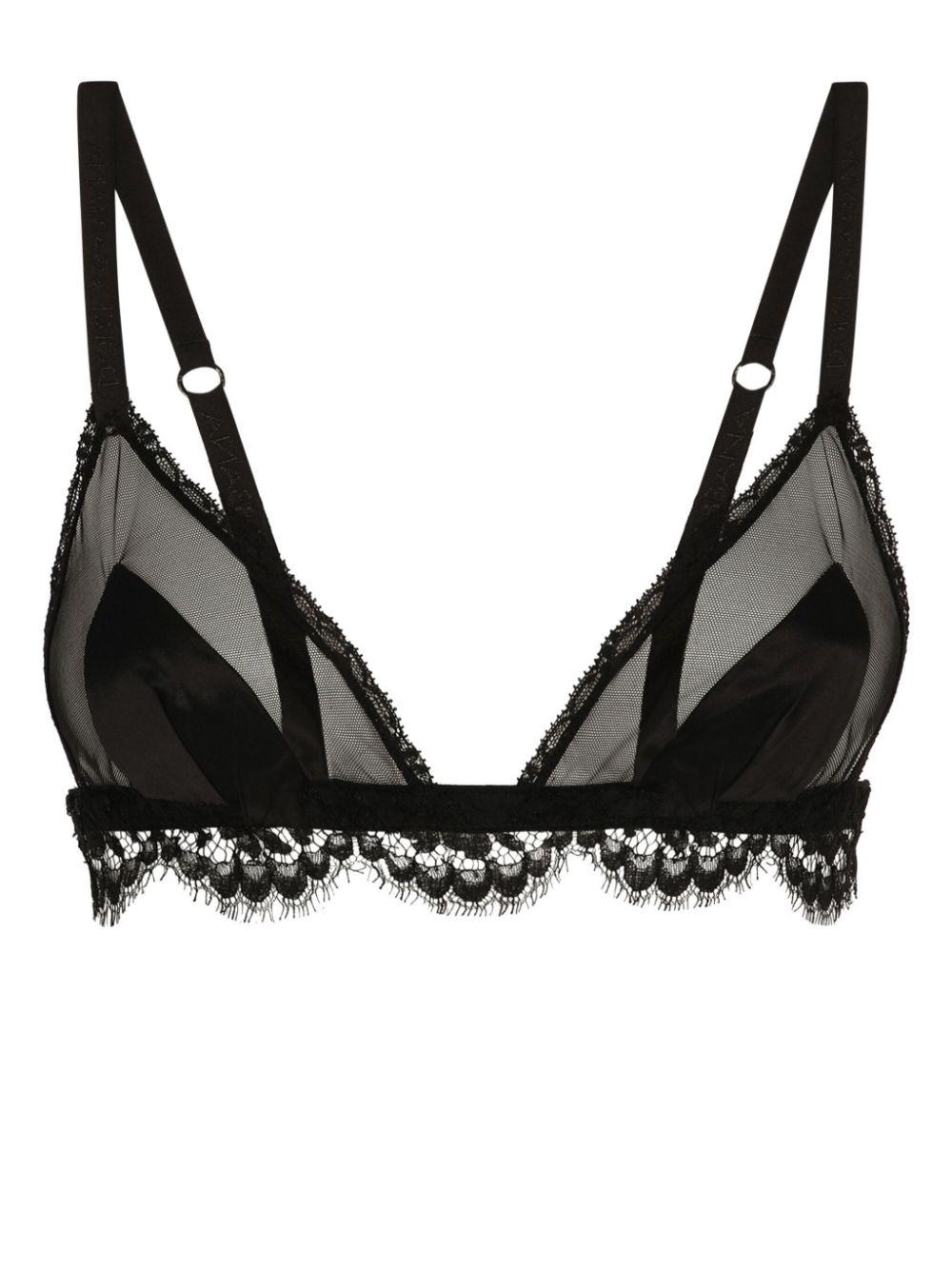 Lace-detailing semi-sheer bra O1E31T ONN35N0000 DOLCE & GABBANA