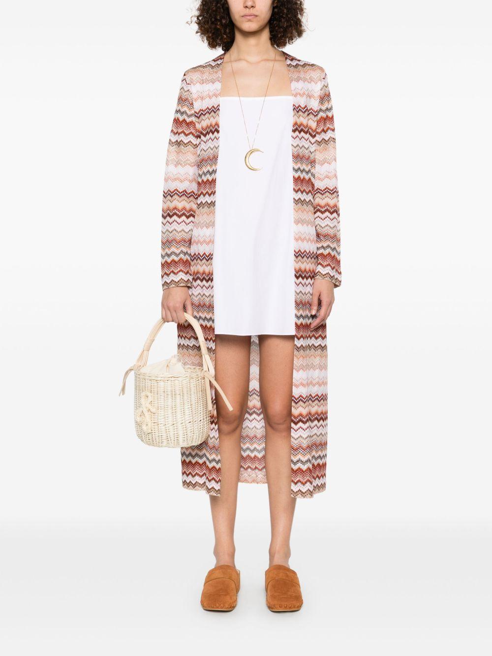 Zigzag lamé cardi-coat<BR/><BR/><BR/> DS25SM0K BR00ZVS10BB MISSONI
