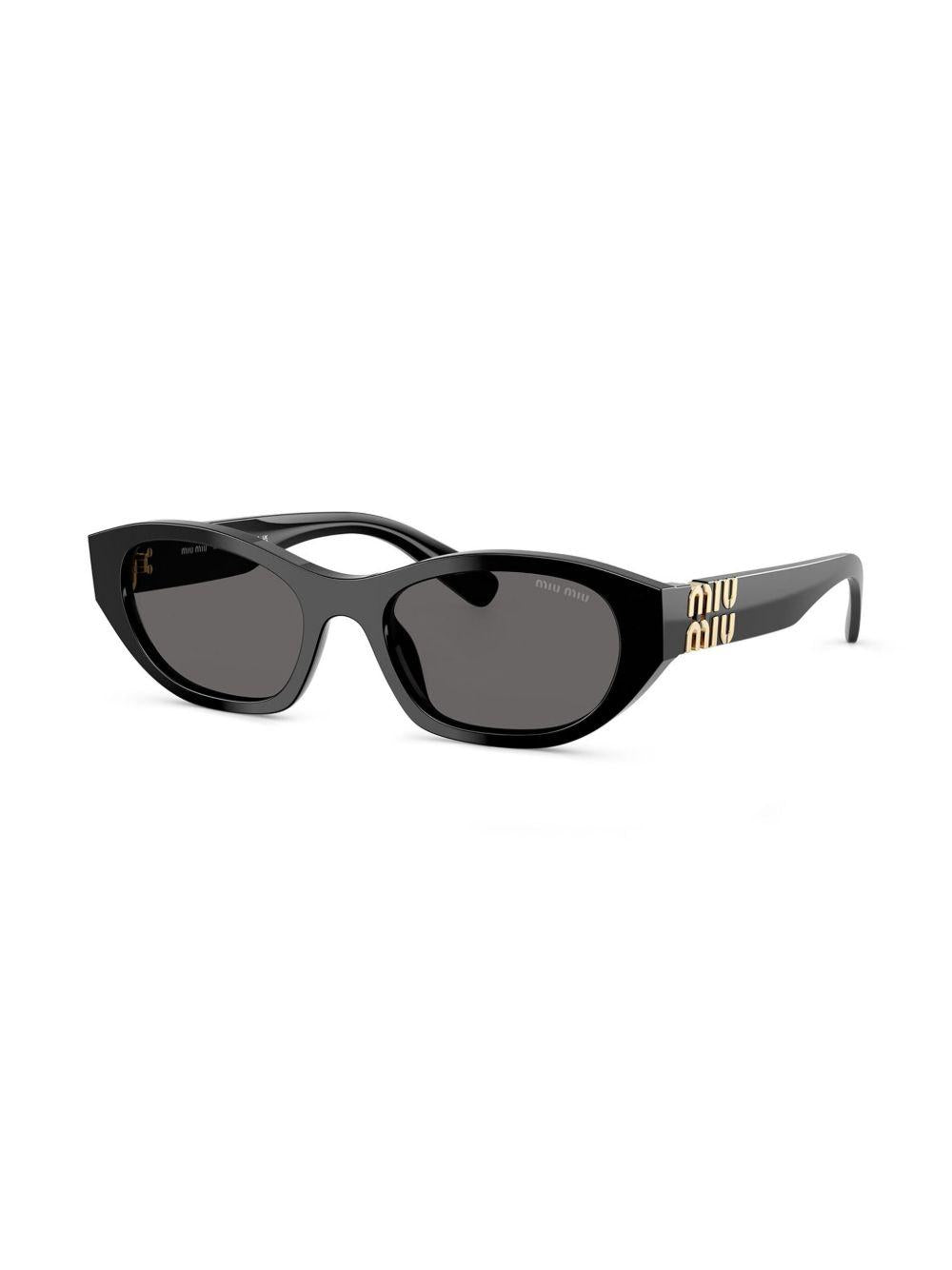 Oval-frame sunglasses<BR/><BR/><BR/> 0MU A03S 16K08Z53 MIU MIU