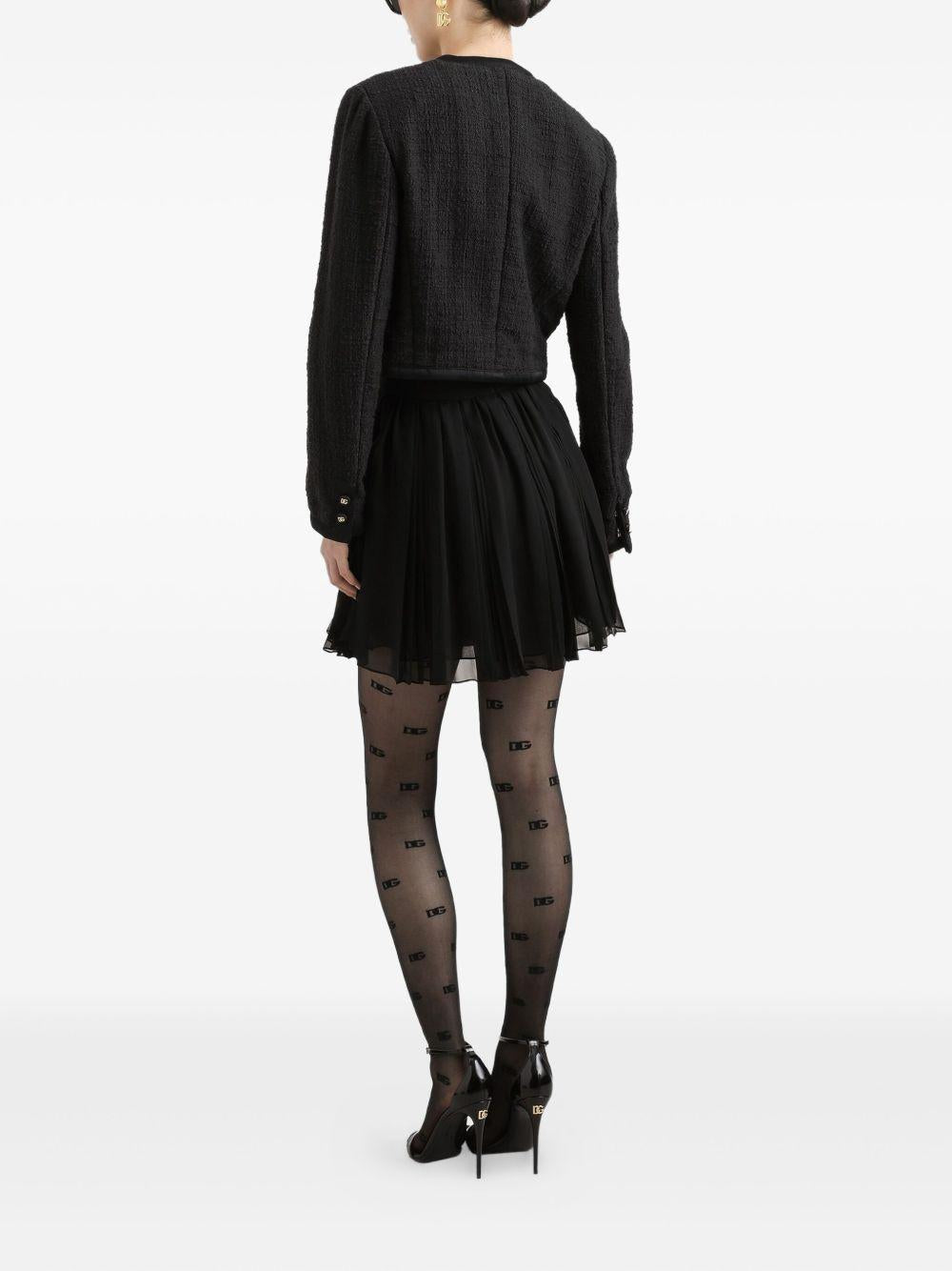 Cotton and viscose blazer with animal print lining F27GOT GDDBZN0000 DOLCE & GABBANA