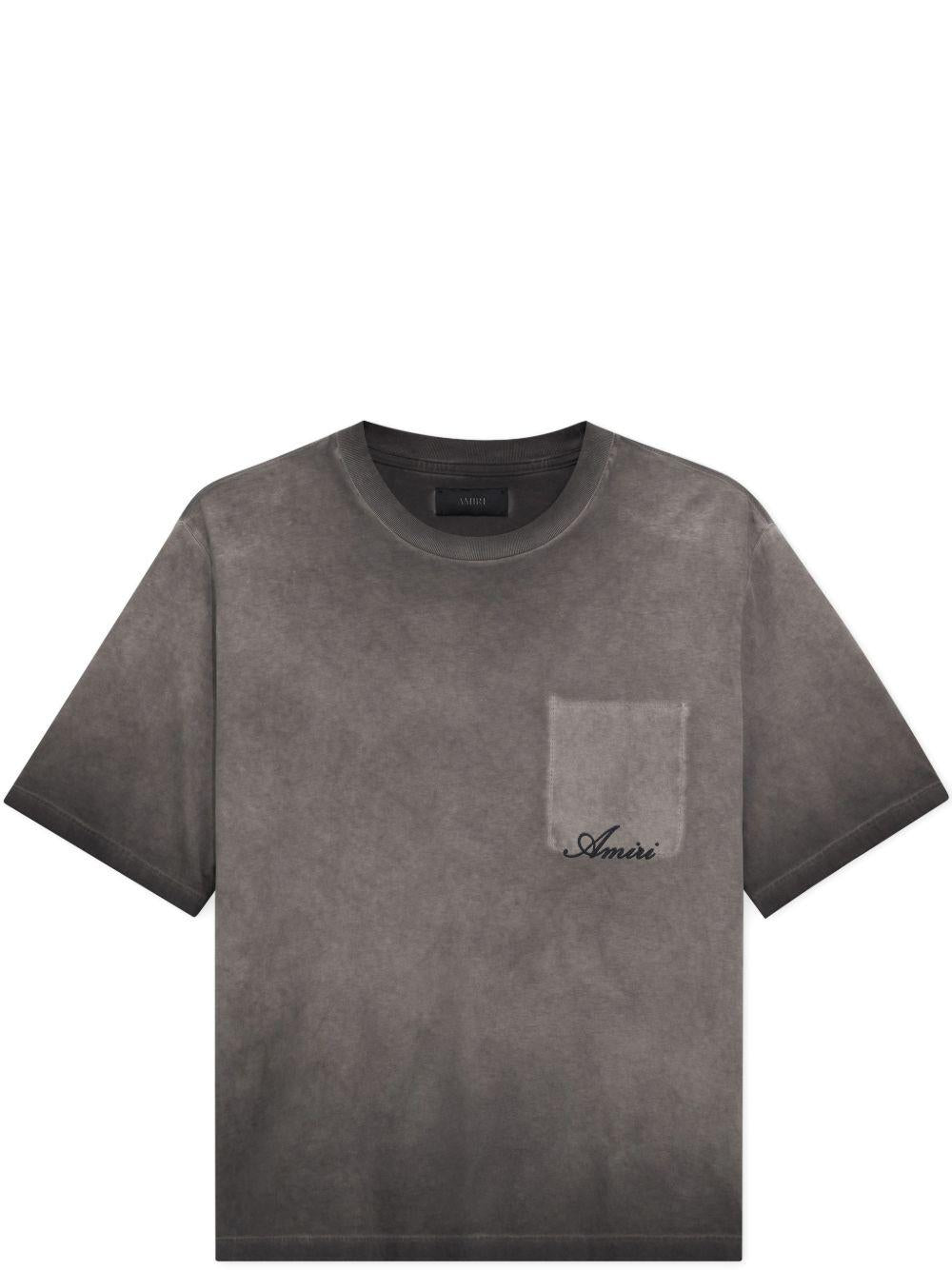 FADED POCKET BOX T-SHIRT AMTOJR1147 001 AMIRI