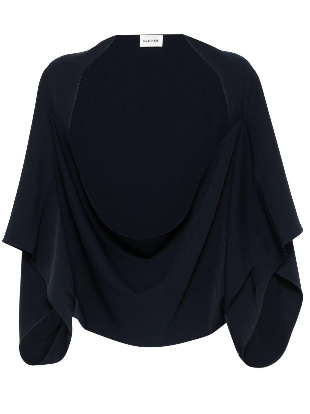 Draped jacket<BR/><BR/><BR/> D400009 PANTY25012 P.A.R.O.S.H.