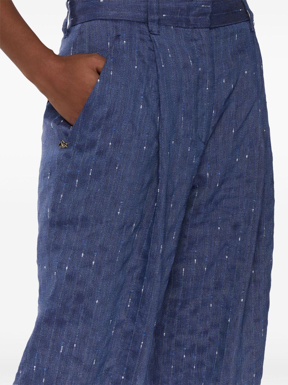Pinstriped trousers<BR/><BR/><BR/> 78AAA109 N0524247 GENNY