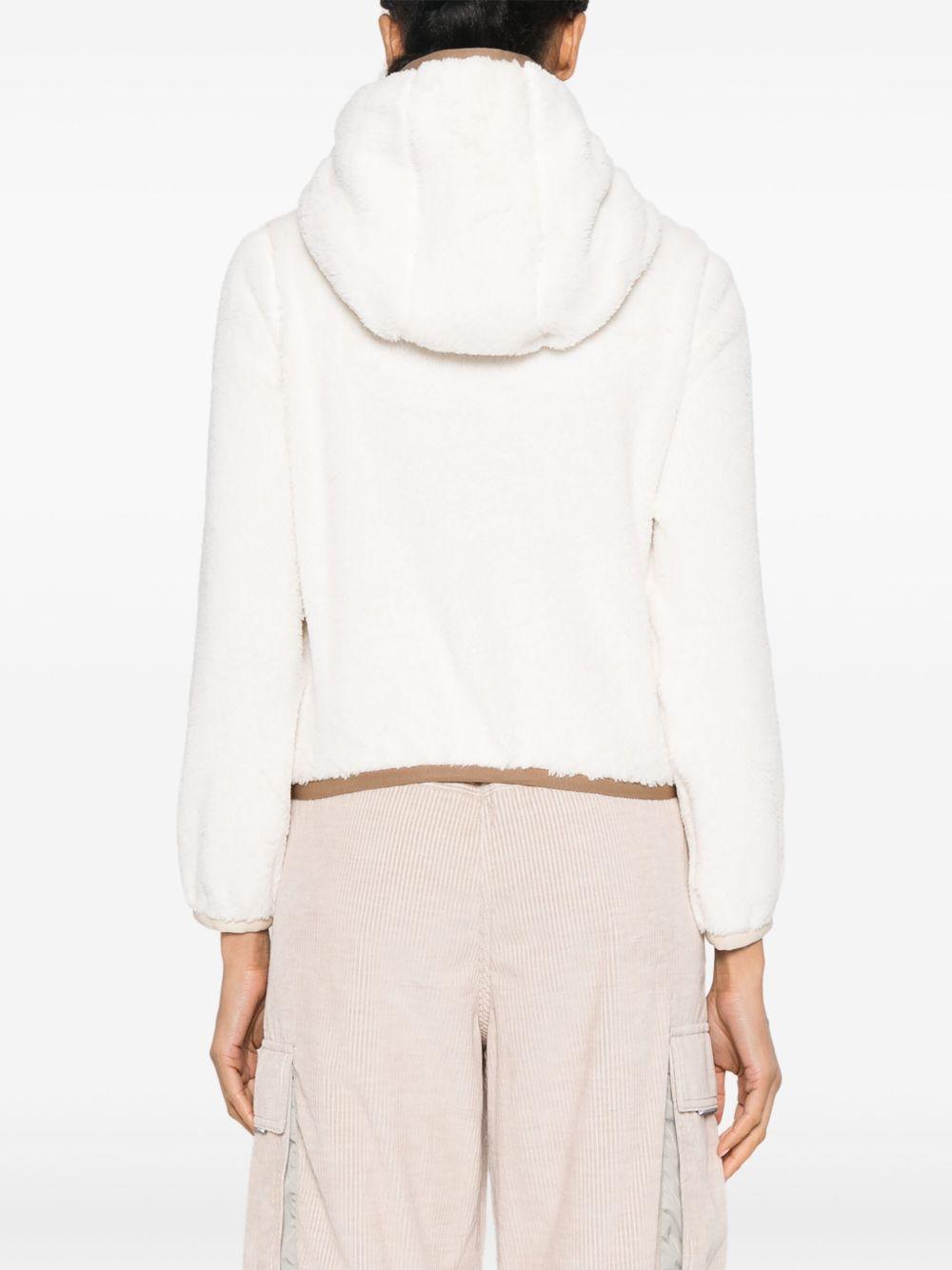 Padded hoodie with zip in Polartec® K20988G00022 899ML034 MONCLER GRENOBLE