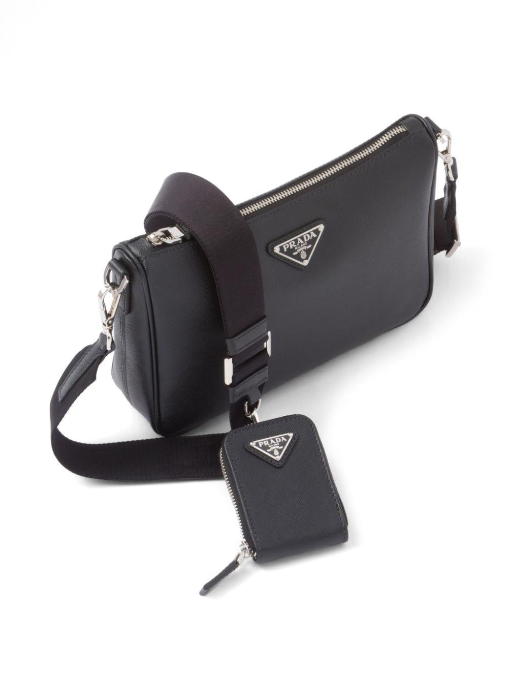 Saffiano-leather shoulder bag 2VH113 9Z2F0002 PRADA