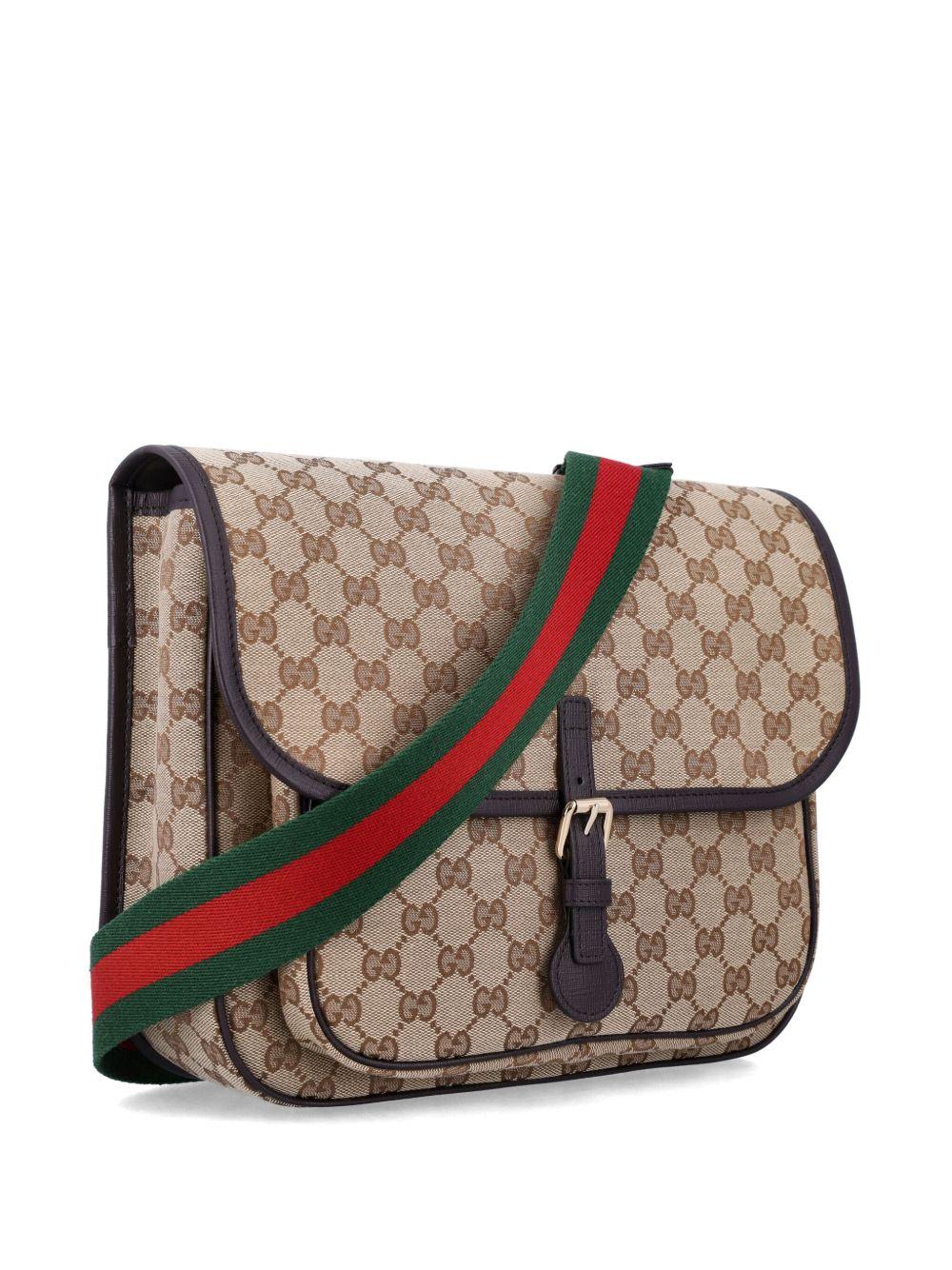 GG canvas messenger bag<BR/><BR/><BR/> 793823 FADK39762 GUCCI KIDS