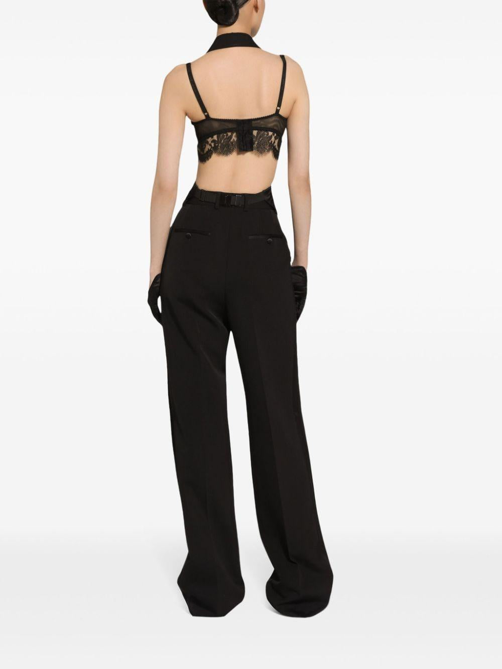 Tailored gabardine trousers<BR/><BR/><BR/> FTC8ZT FU21EN0000 DOLCE & GABBANA