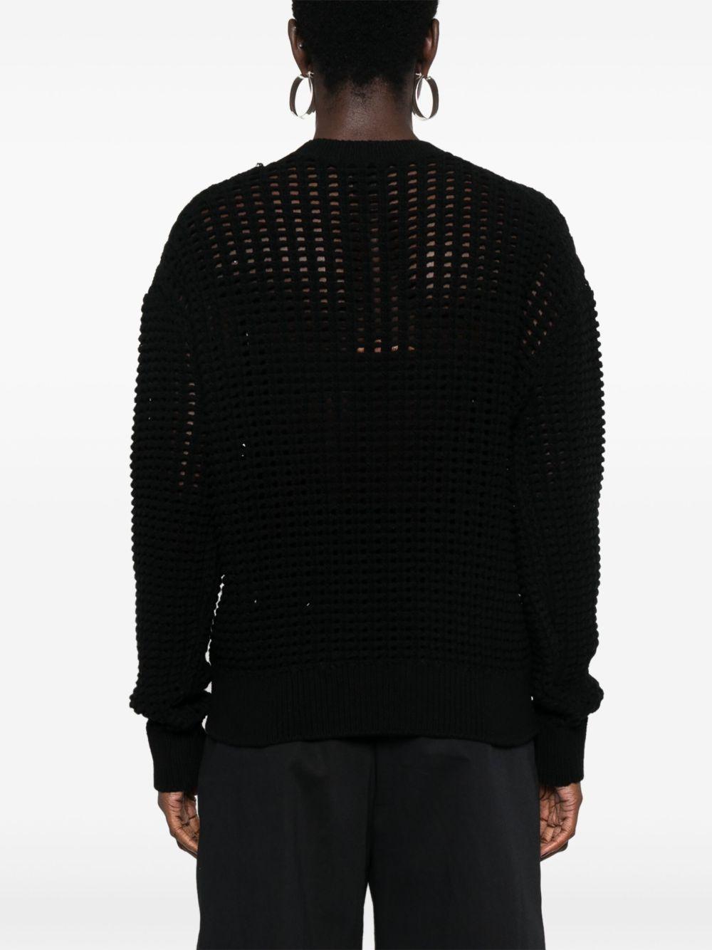 4G open-knit jumper<BR/><BR/><BR/> BW90RF4 ZN0100 GIVENCHY